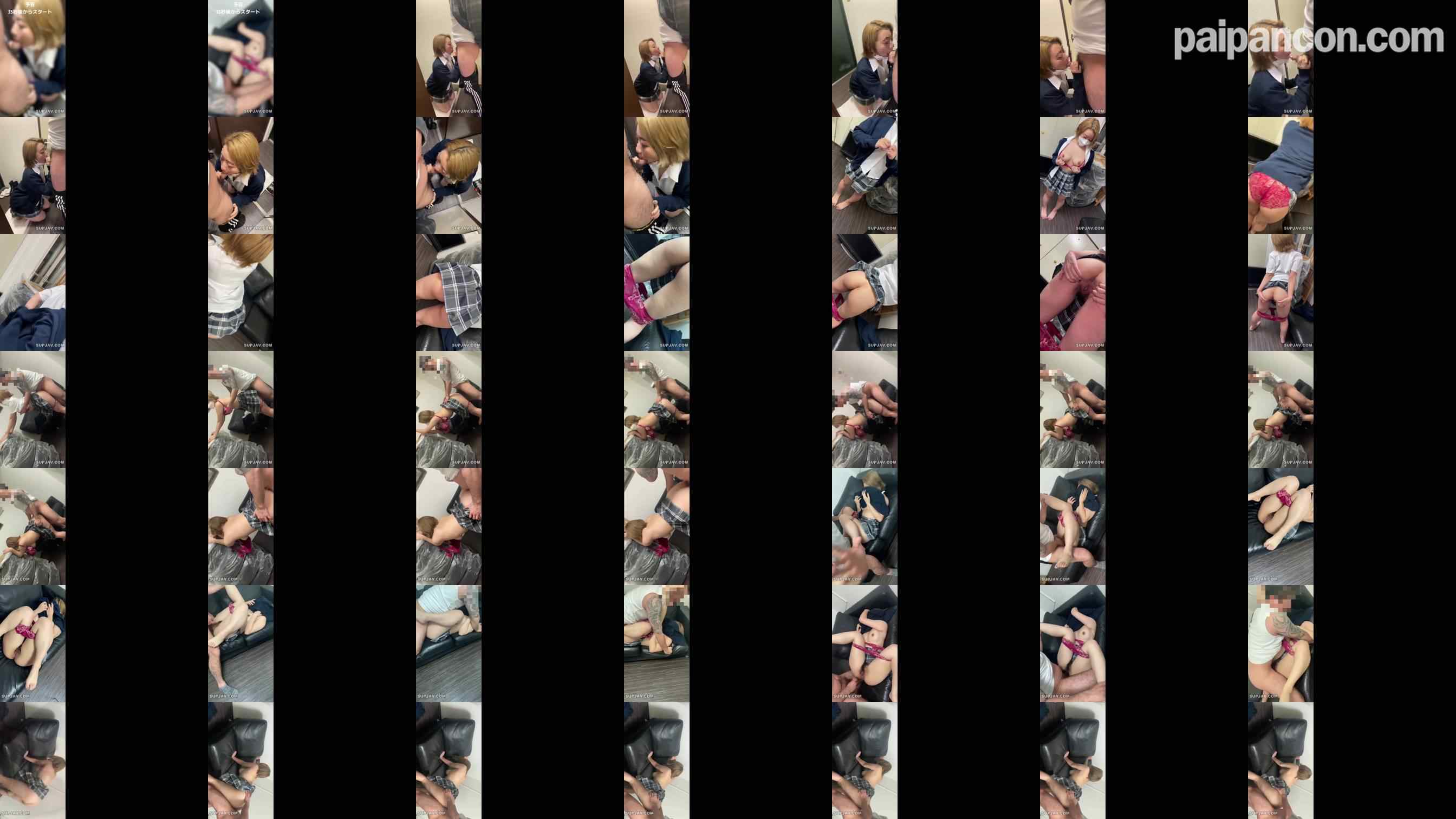 FC2-PPV-2753906 - ＜おすすめ＞制服ギャルに玄関でフェラさせた後、タイヤ置き場に移動しハメまくったwww grid.jpg